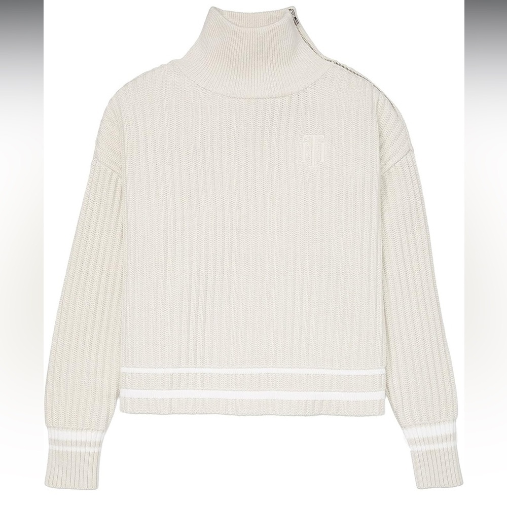 TOMMY HILFIGER ROBIN VARSITY HIGH NECK SWEATER